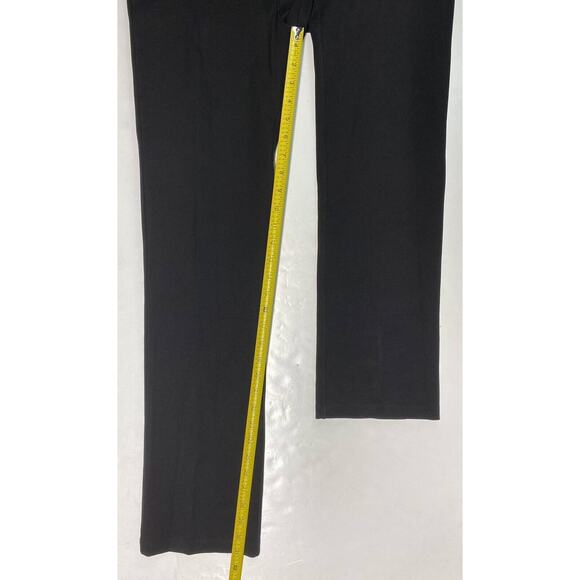 Betabrand Dress Pant Yoga Pants Sz Medium Black Pull On Stretch Straight Leg EUC - Picture 4 of 10